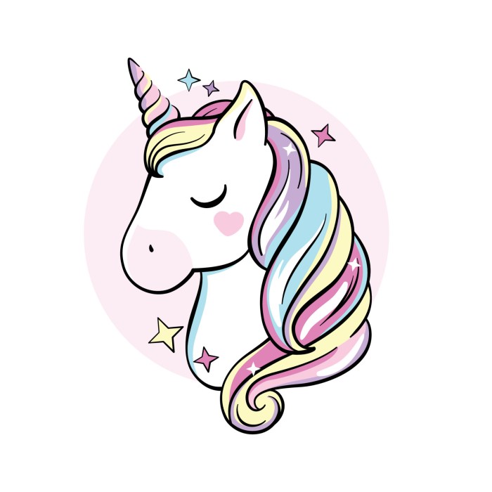 Mane unicorns creativemarket binged