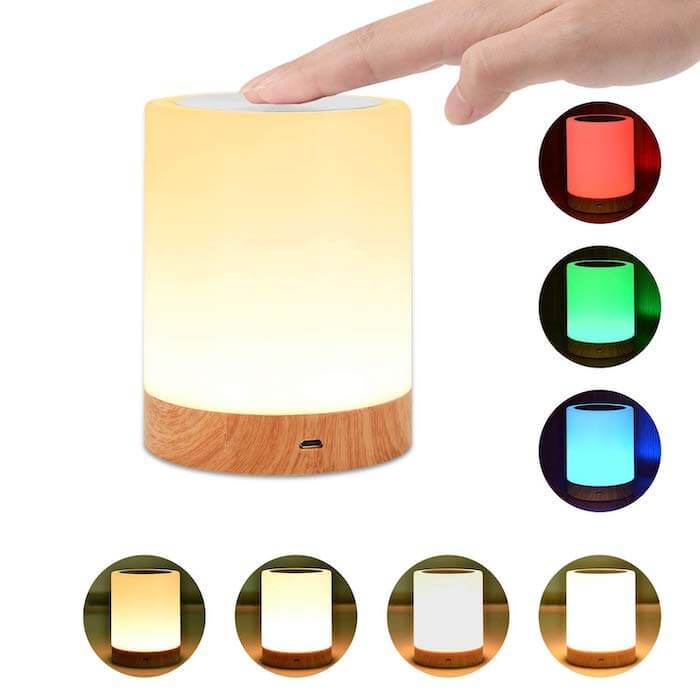 Touch sensitive lamp