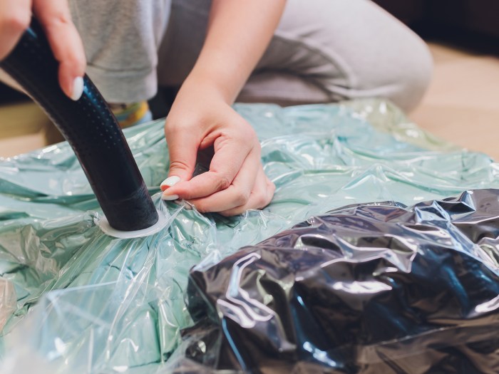 Housses de rangement sous vide ikea