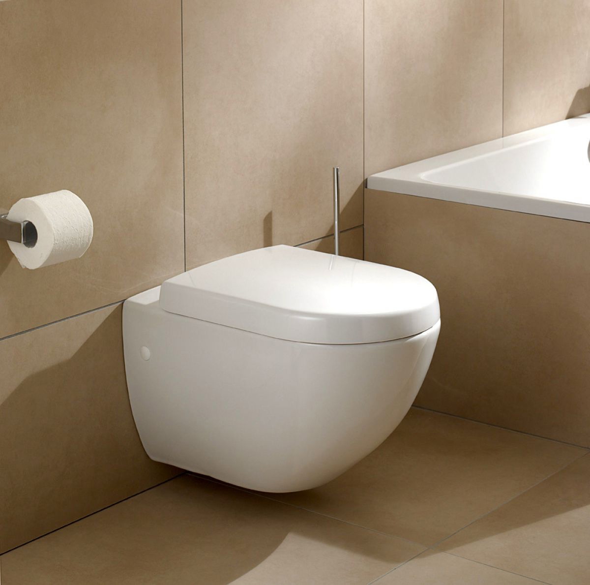 Wc couleur beige villeroy et boch