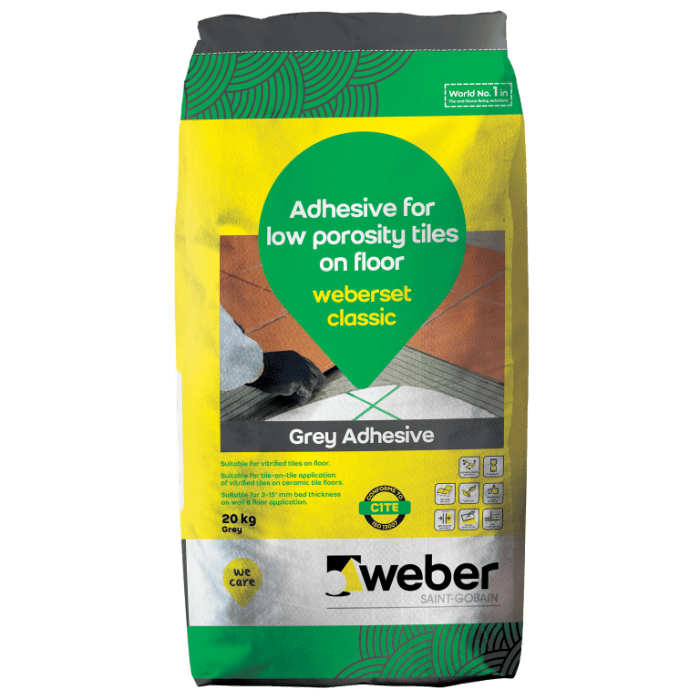 Weber tile adhesive