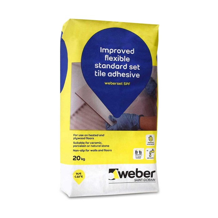 Weber tile adhesives adhesive india