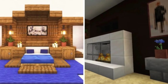 Chambre minecraft deco