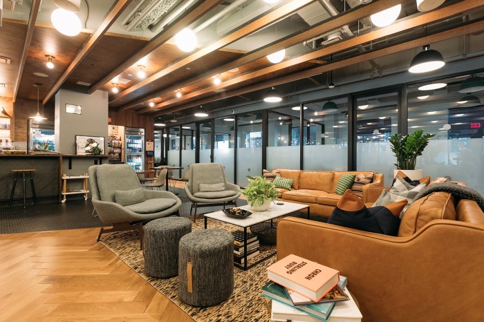 Conception dinterieur pour espace de coworking