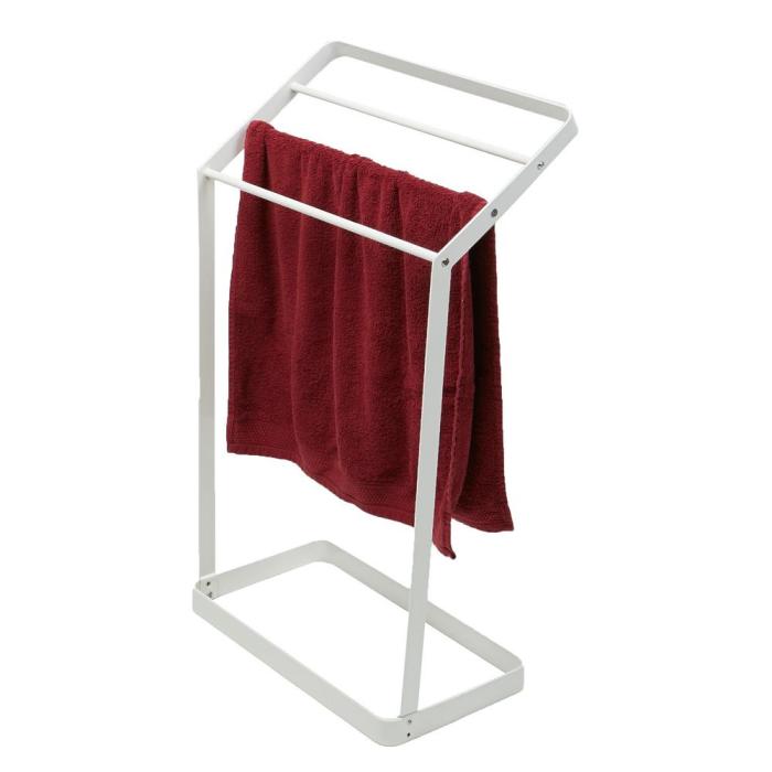 Drying towel rack stand bathroom bath alone wht metal reader mind white racks share tier bar