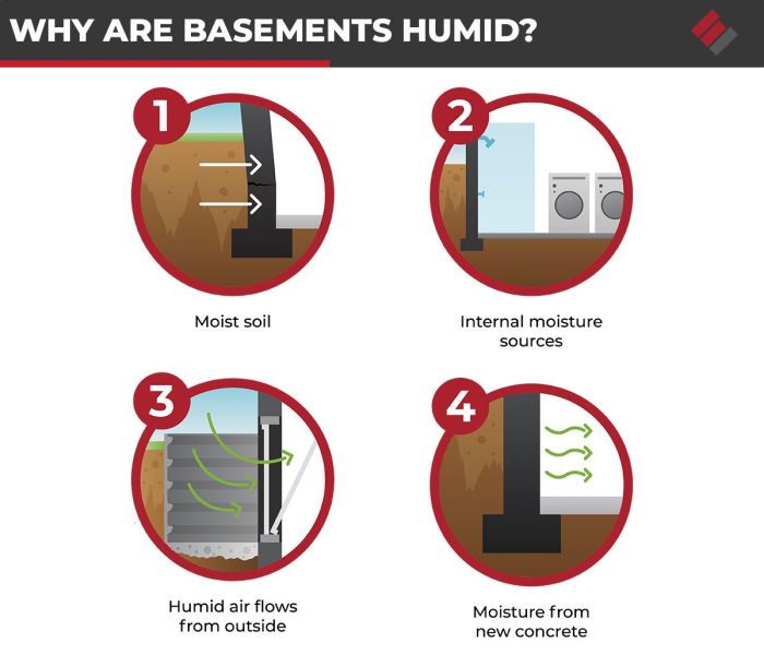 Causes de lhumidite du sous sol et comment y remedier