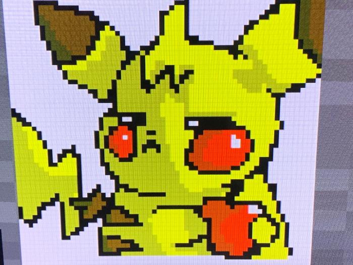 Image de pixel art pokemon