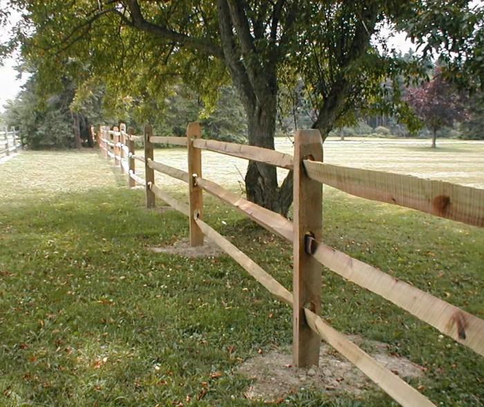 Fence wooden wood fencing makes rail strong traits