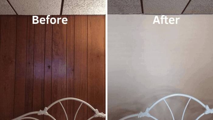 Paneling paint diy easy