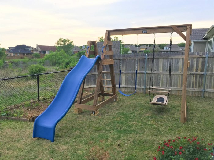 Swing set depot discovery skyfort playset playground wood homedepot