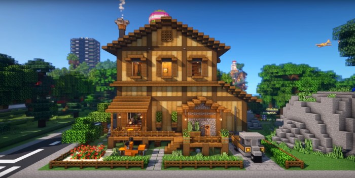 Belle maison minecraft tuto