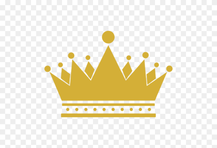 Logo avec une couronne jaune