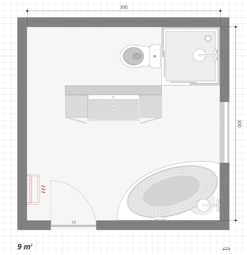 Agencement Salle De Bain 9m2